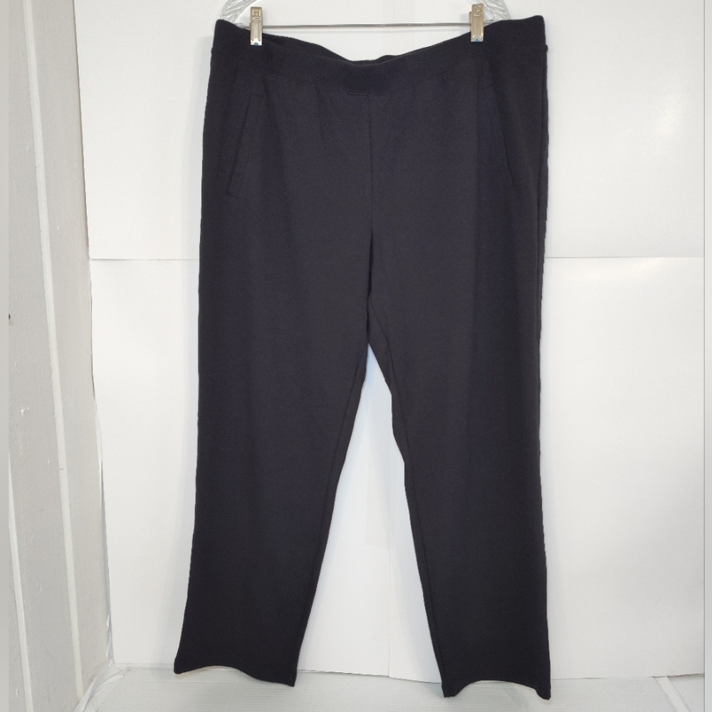 d & Co. Active Women's Black Athletic Pants Size (1X P)